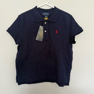 Ralph Lauren Blue Polo Shirt Classic Style